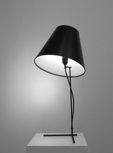 Designfenzider, Ron Gilad, Lamp No. 16 / Black Shade.