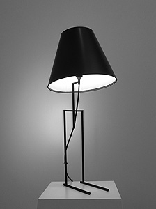 Designfenzider, Ron Gilad, Lamp No. 18 / Black Shade.
