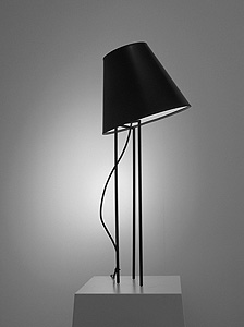 Designfenzider, Ron Gilad, Lamp No. 19 / Black Shade.